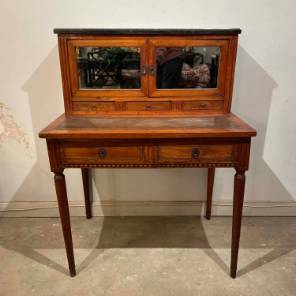 A 19th Century Marble Topped Secretaire